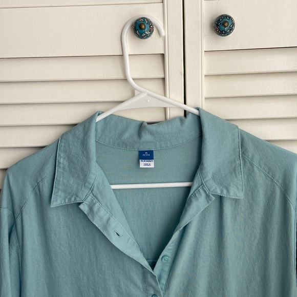 Old Navy linen beach cover-up - Size Petite Medium - Picture 2 of 5